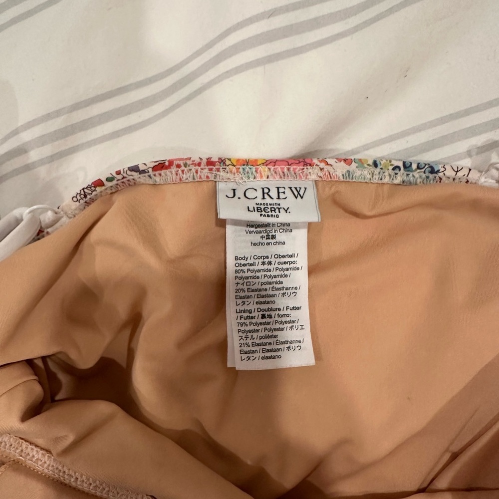 J Crew Belted one-piece in Liberty® Patchwork Dream floral with belt Size 8 - Picture 5 of 5